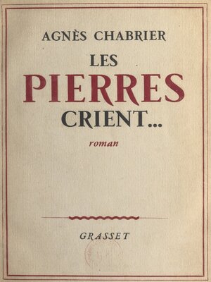 cover image of Les pierres crient